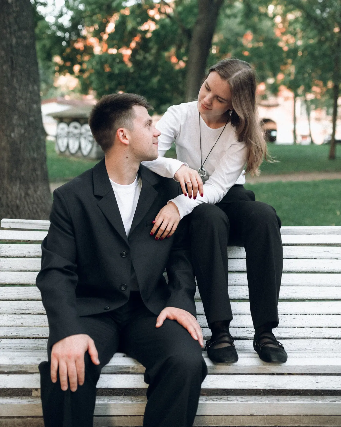 Ангелина и Денис — фото 14, love story фотосессия в Санкт-Петербурге