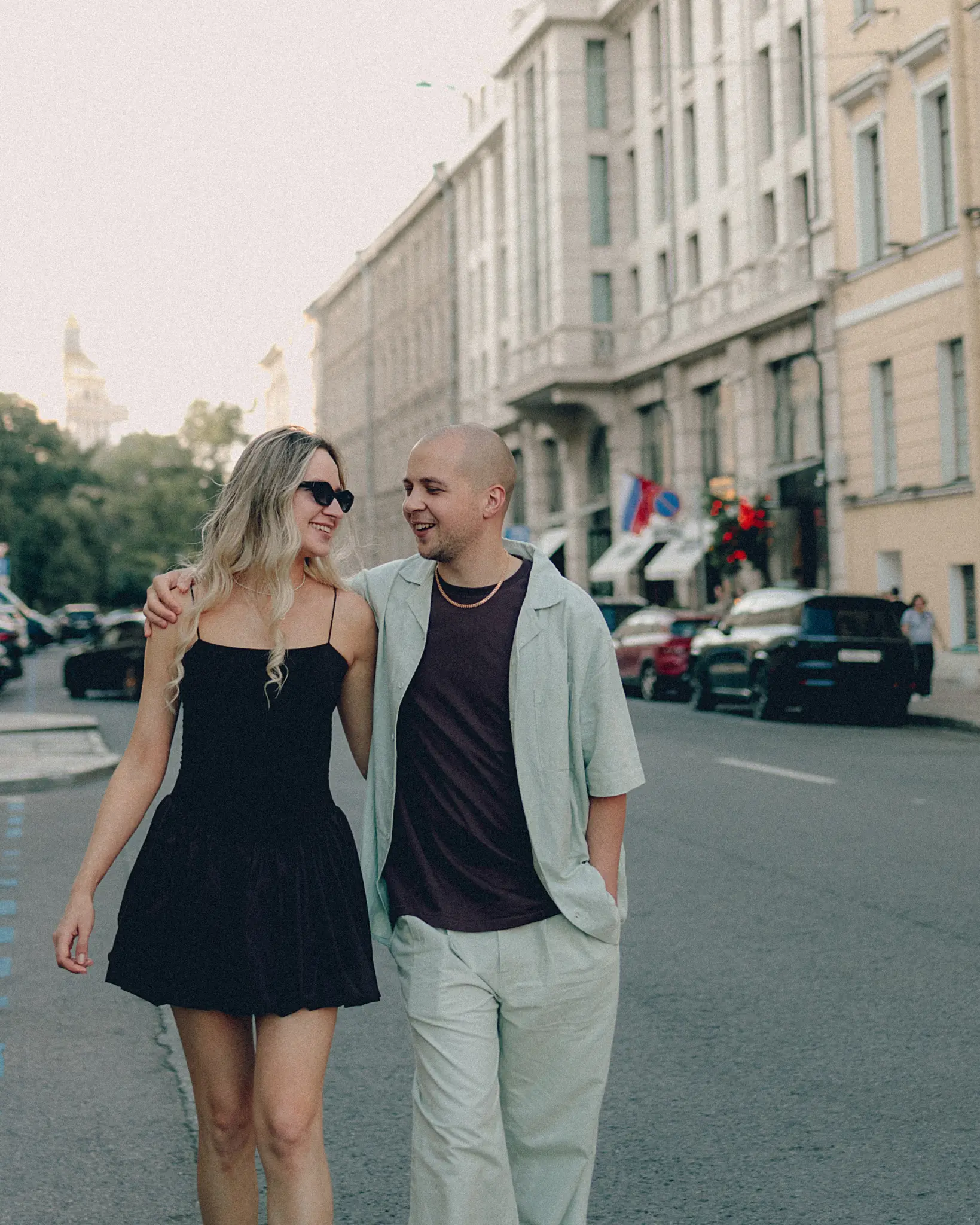 Александр и Анастасия — фото 4, love story фотосессия в Санкт-Петербурге